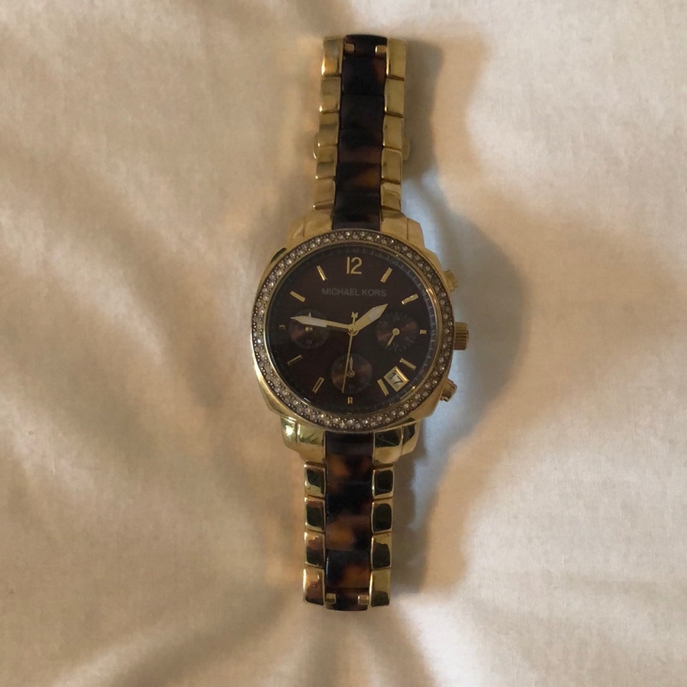 Michael Kors Gold/Tortoise Watch